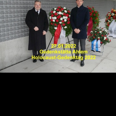 20220127 Gedenkstaette Ahlem  Holocaust-Gedenktag