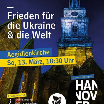 20220313 Frieden Ukraine Welt Demo Aegidienkirche