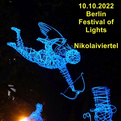 20221010 Berlin Festival of Lights Nikolaiviertel