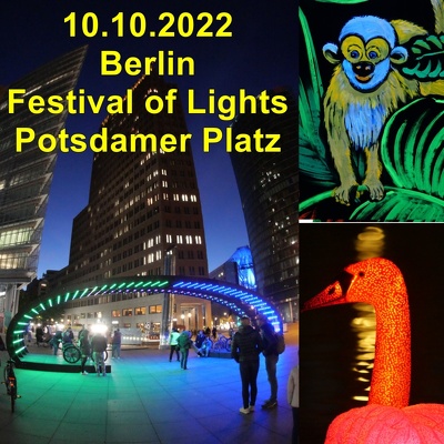 20221011 Berlin Festival of Lights Potsdamer Platz