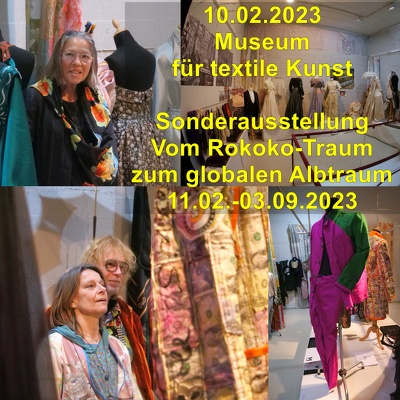 20230210 Museum fuer Textile Kunst  Rokoko-Traum Albtraum