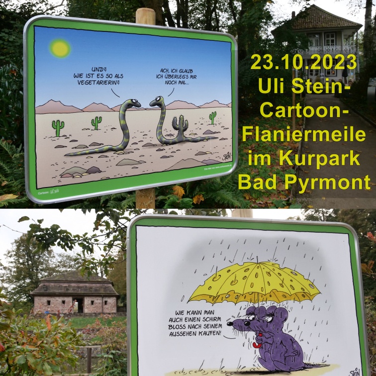 A Uli Stein-Cartoon-Flaniermeile