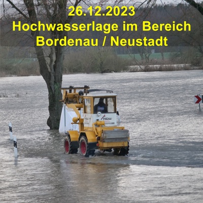 20231226 Hochwasserlage Bordenau Neustadt