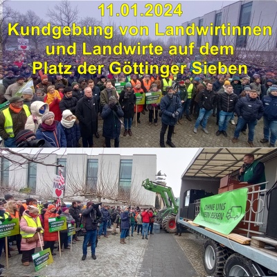 20240111 Bauernprotest am Nds Landtag