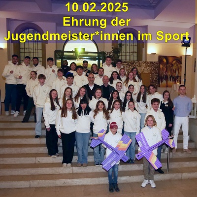 20250210 Ehrung der Jugendmeister innen im Sport   SBH