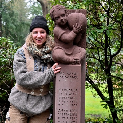 20250116 Grabdenkmal für Grabstätte von Ludwig Vierthaler